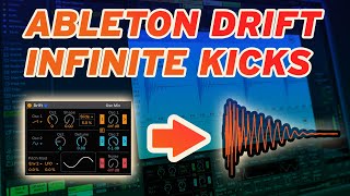 How to make KICK DRUMS in ABLETON DRIFT - Sound Design + Free Device