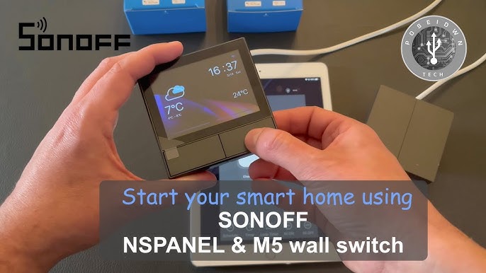 Sonoff Nspanel Interruptor 2c Termostato Pantalla App Alexa