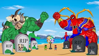 Rescue SUPERHEROES HULK Family & SPIDERMAN : Returning from the Dead SECRET