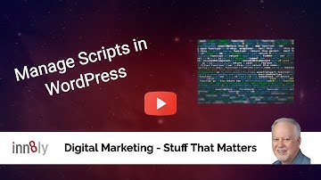 Easily Manage Scripts in WordPress - Tracking Scripts Manager