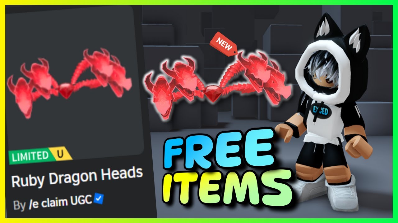 New FREE LIMITED UGC items 🤩😍, How to get FREE UGC LIMITED ITEMS