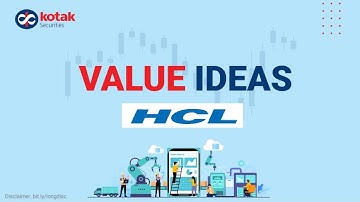 Value Ideas by Kotak Securities - HCL Technologies | Fundamental Call | Target | Stock | IT Sector