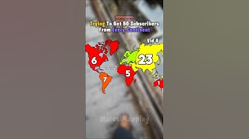 Trying To Get 50 Subscribers From Every Continent Day 4 #geography #map #shorts #popular
