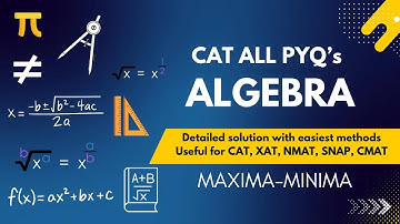 Algebra previous year questions - Maxima Minima Based Ques 34