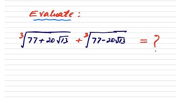 Olympiad Mathematics | Learn how to Find Sum of Two Cube roots | 