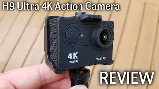 H9 Ultra 4K WiFi Action Camera REVIEW - Sample Videos included