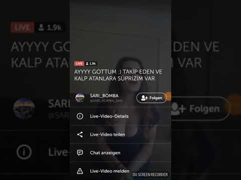 Avrupada Türk Kizi Periscope Show