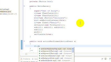 java tutorial-use Jframe & Jtextfield with Jbutton for bigener