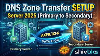 DNS Zone Transfer Setup in Server 2025 (Primary to Secondary)