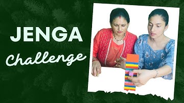 Let’s play jenga game | Tumbling Tower | Wooden Color blocks | #youtubevideo #jenga #challenge