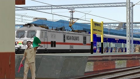 12533 Pushpak Express Arrival At Bhusaval Jn #KHANDESH || MSTS || || OPEN RAILS ||