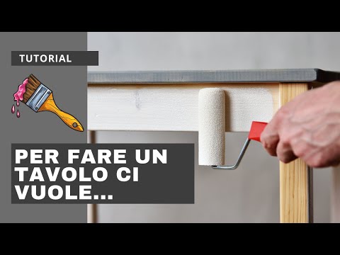 Video: Come Dipingere Un Tavolo