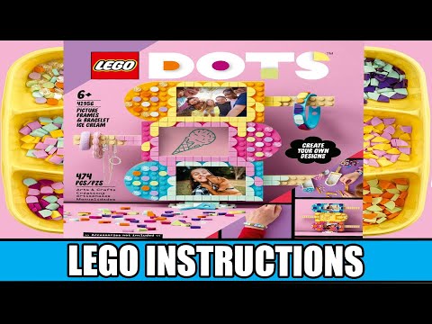 LEGO Instructions | Dots | 41956 | Picture Frames &amp; Bracelet Ice Cream