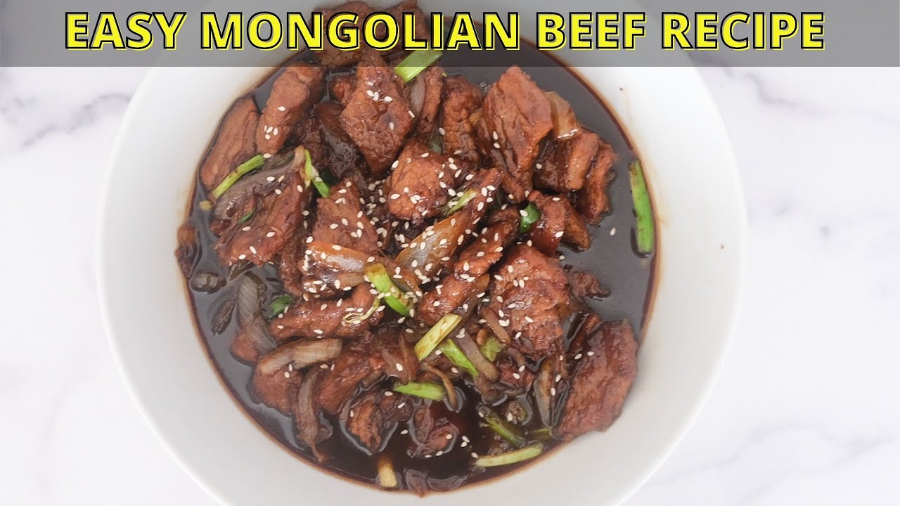 How To Make Mongolian Beef Easy Mongolian Beef Recipe Pf Changs Style Youtube