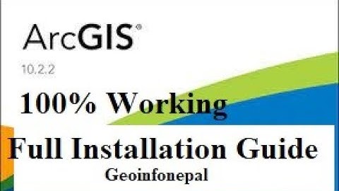 How to install ArcGIS 10.2.2 in windows