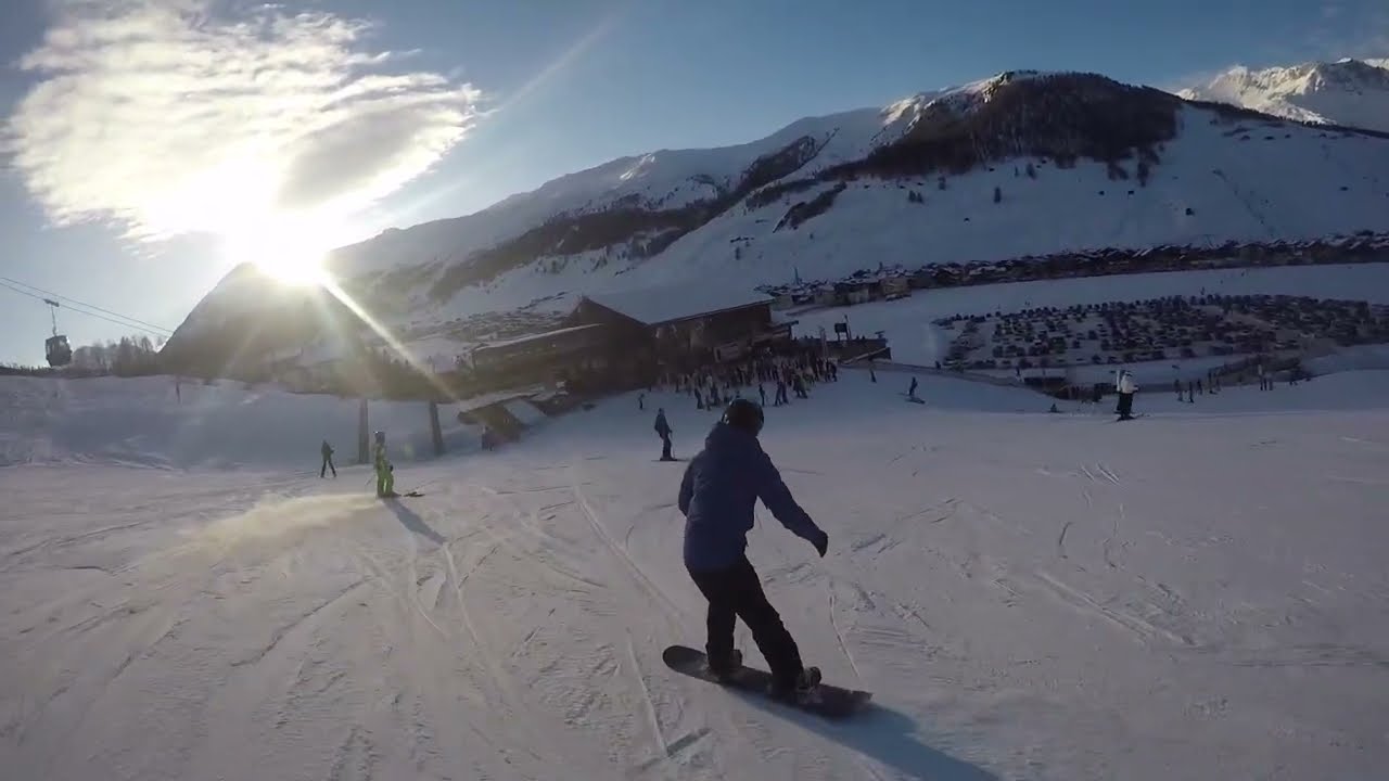 ⁣Tumble Skiing Livigno