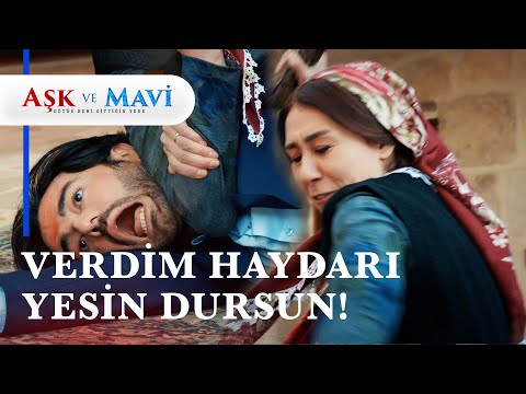 Hasibe'den İlyas'a dayak şov! - Aşk ve Mavi 26. Bölüm