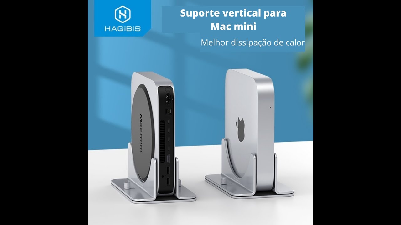 Suporte Vertical de Liga de Alumínio para Mac Mini