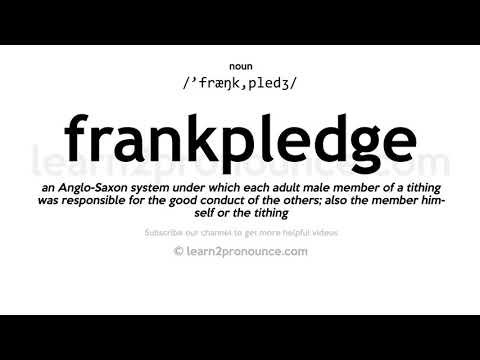 Video: Mis on frankpledge'i vaade?