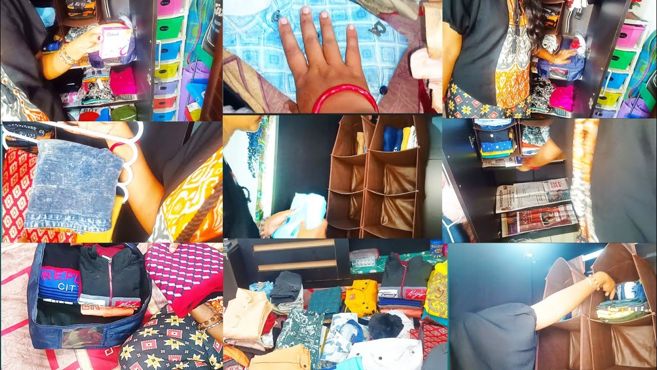 আলমারি organised রাখার জন্য কিছু useful টিপস / Some Useful tips to organize almirah /Ghorkonnarhesel