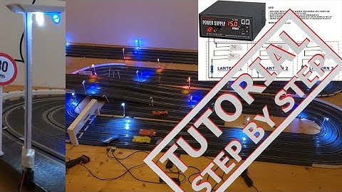Slotcars - build LED Lanterns - Tutorial - step by step