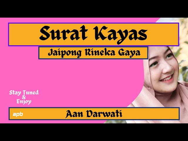 JAIPONG SURAT KAYAS AAN DARWATI (Rineka Gaya) class=