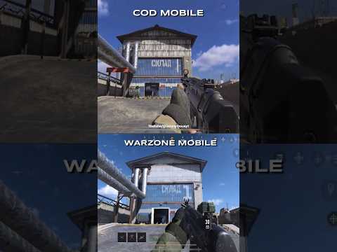 Warzone Mobile VS Cod Mobile - Scrapyard Map comparison