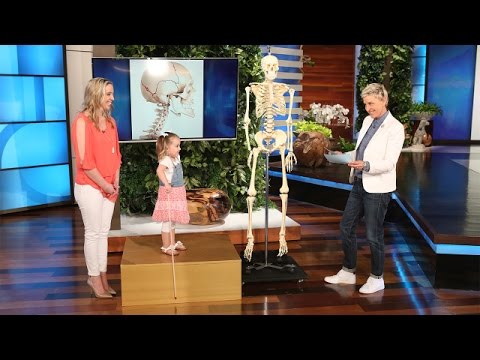 Brielle Teaches Ellen About the Human Body