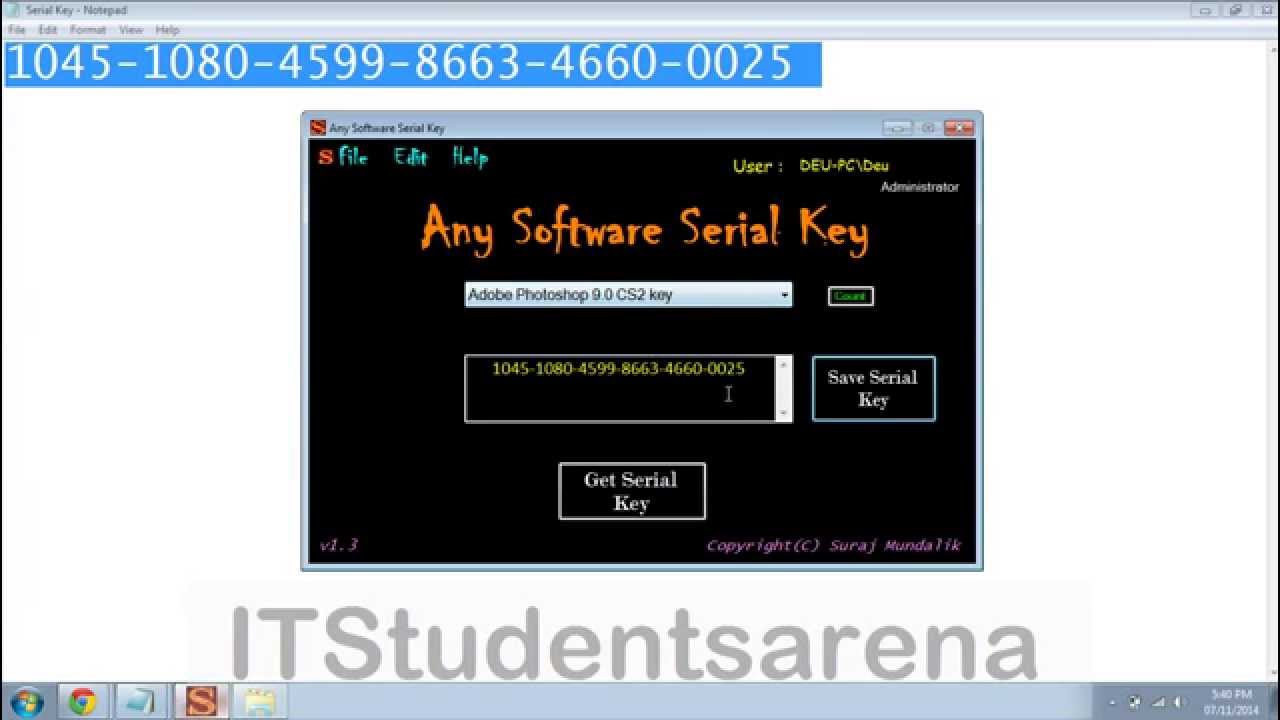 key serial software