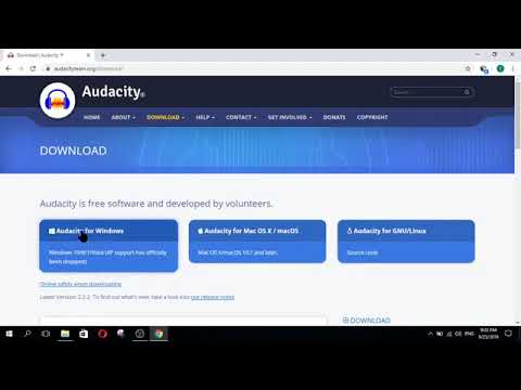 Audacity ეპიზოდი 1 ინსტალაცია - თამარ წულუკიძე