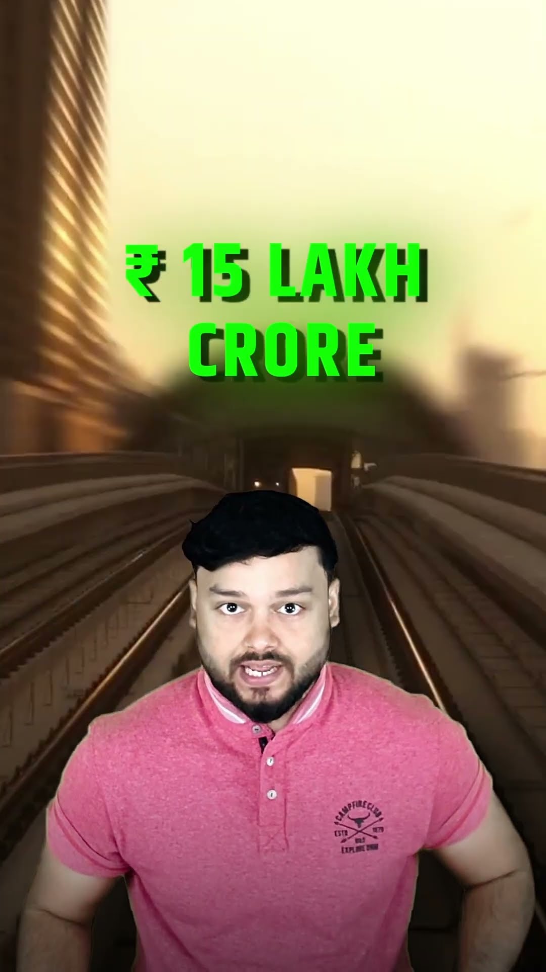 The AMAZING Cost of ENTIRE Rail Network in INDIA - FactTechz Short AMAZING FACTS Show #shorts