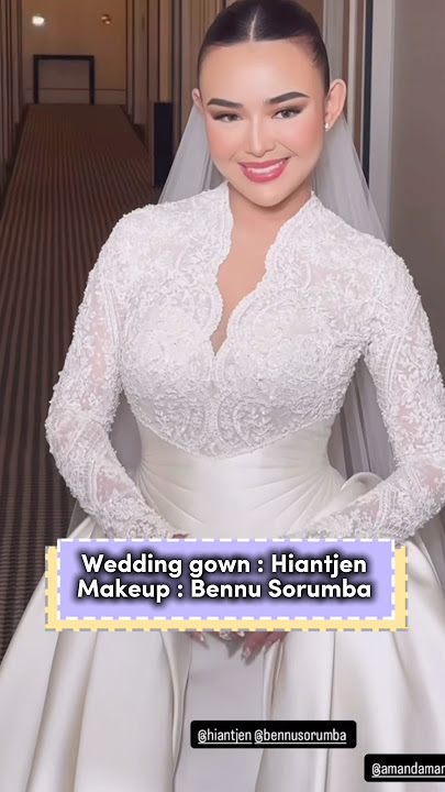 #amandamanopo #gaun #pengantin #kennyaustin #weddingdress