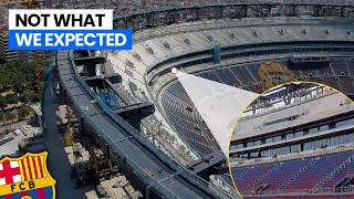 Camp Nou Update || First Slats Are Up, But Not the Way We Expected