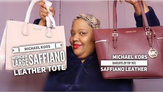 HUGE MICHAEL KORS SALE! MICHAEL KORS CHARLOTTE ZIP TOTE & MERCER LARGE TOTE  | LIFE OF VIVI - YouTube