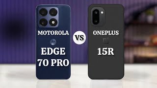 Motorola Edge 70 Pro vs OnePlus 15R Comparison, Speed Test, Camera Test.