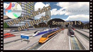 Euro Train Simulator Racing Games Gameplay🚂 Level 1 Scenario 1, 2, 3 🚂 Android ios 🔺 WBBchanel 🔺 screenshot 2