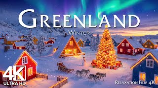 Greenland in Winter 4K ❄️ Icy Arctic Villages, Majestic Frozen Fjords & Stunning Polar Landscapes
