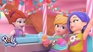 A SURPRESA de sorvete da Lila para suas amigas trabalhadoras ??| Themepark Adventures Ep 3