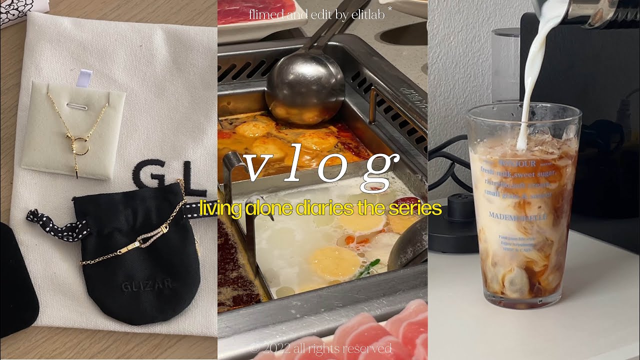 ENG) Live alone Diaries - short break, unboxing GLIZAR, First day in University #elitelab_