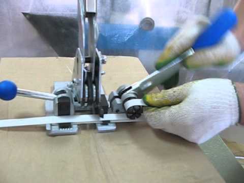 Ручная обвязка груза ПП лентой комбинированное устройсво+скоба