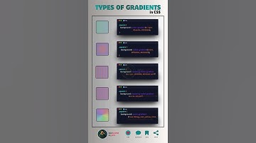 Types of Gradients #html #css #javascript #gradient #coding #webdesign #webdevelopment