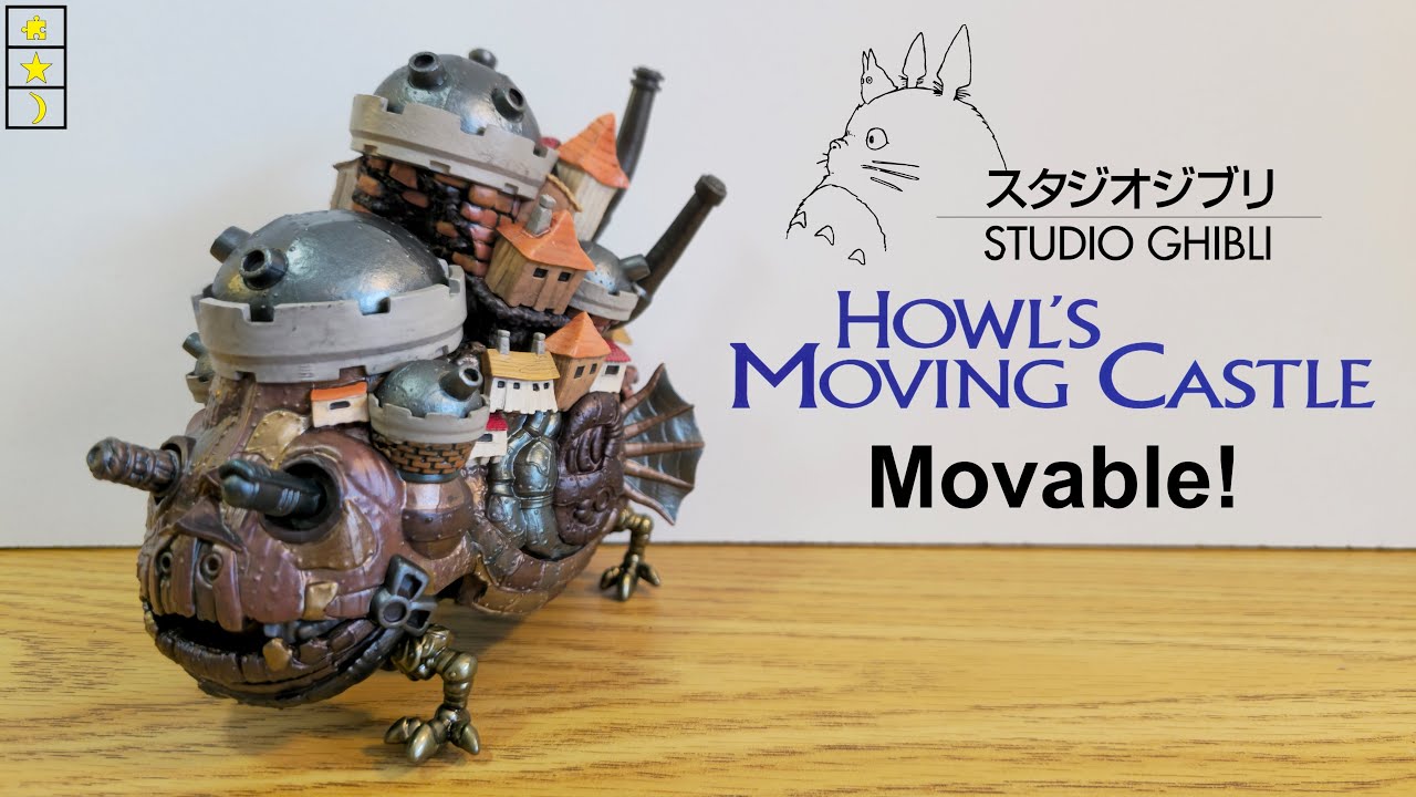 歩けるハウルの動く城、光るカルシファー付き : r/ghibli