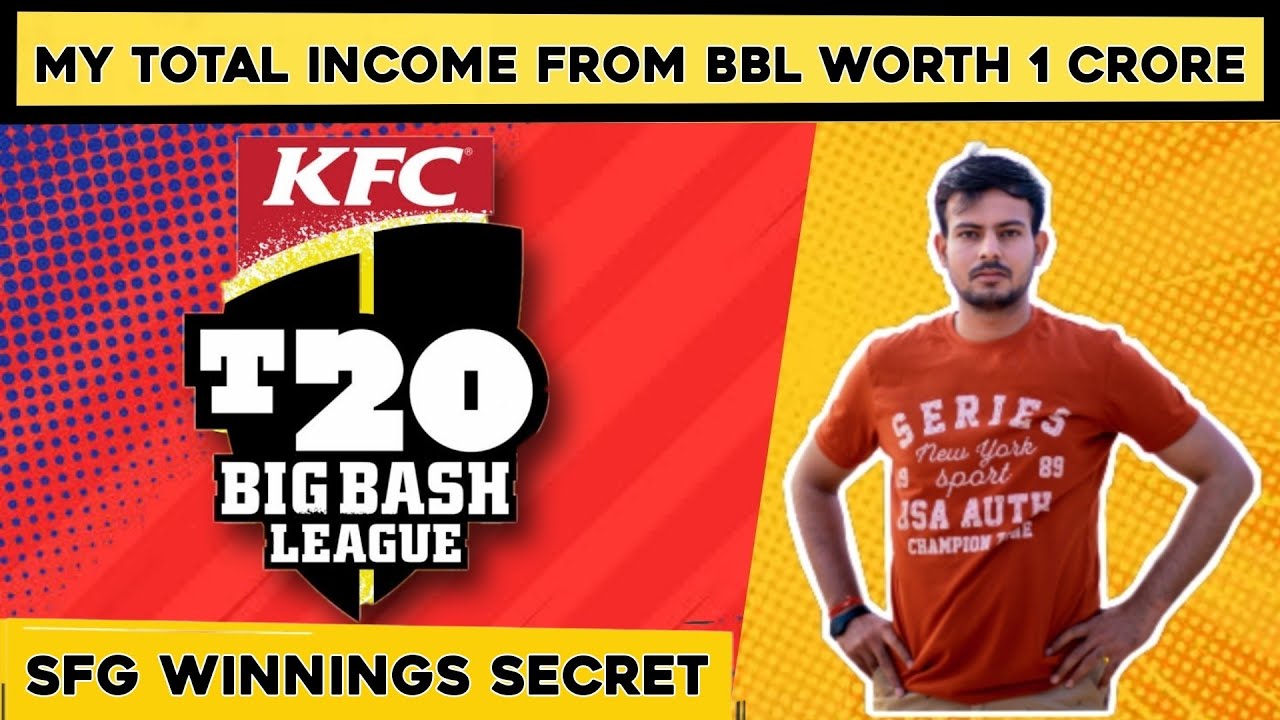 Sports Fantasy Guruji Big Bash League Winnings Worth 1 Crore SIX vs STA