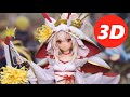 【3D】knead アズールレーン 綾波 鬼神華装Ver. フィギュアサンプル展示立体視