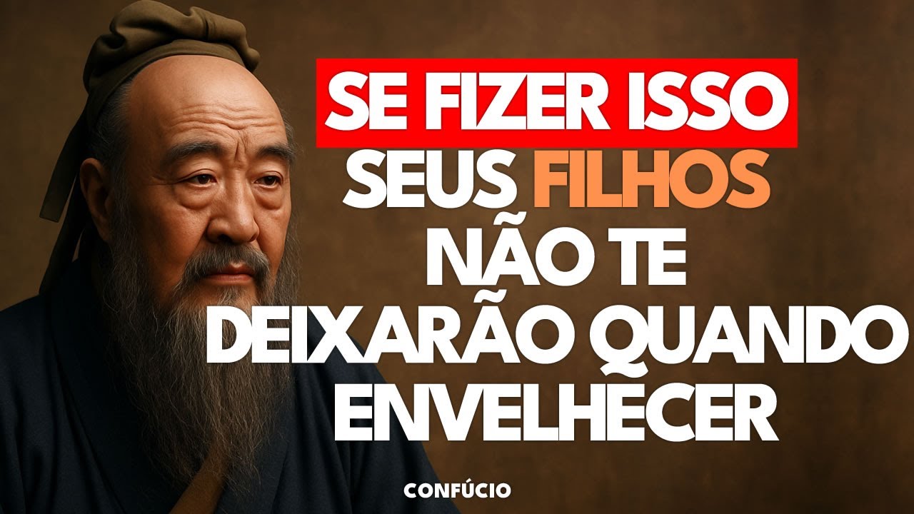 Seus Filhos NÃO Te Abandonarão na Velhice SE VOCÊ FIZER ISSO | Sabedoria de Confúcio