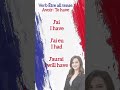 verb avoir | french verb | french grammer #learnfrench #shorts #viralshorts