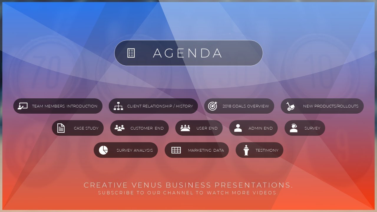 How To Create A Beautiful Agenda Slide In Microsoft Office Powerpoint Ppt Youtube