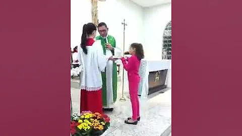Rito da entrega da Biblia e da Cruz
