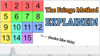 The 15 Puzzle Fringe Method EXPLAINED! & Example Solves screenshot 5