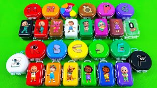 Finding ALPHABET LORE in Pinkfong SLIME in Suitcase CLAY with Coloring! Satisfying ASMR Videos, ASMR